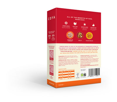 Coya Freeze Dried Raw Turkey 150g