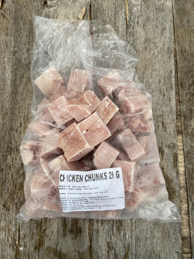 Raw Chicken Chunks - 2KG