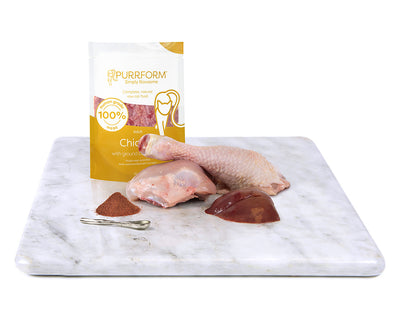 Chicken & Ground Bone with Liver - 6 x 70g Pouches