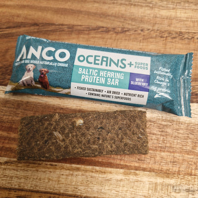 Anco Oceans+ Baltic Herring Protein Bar with Blueberry 25g