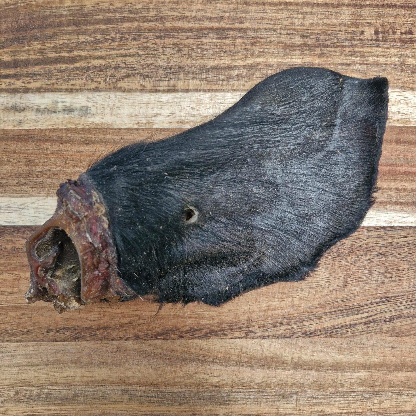 Dried cow ear with hair and root natural dog chew