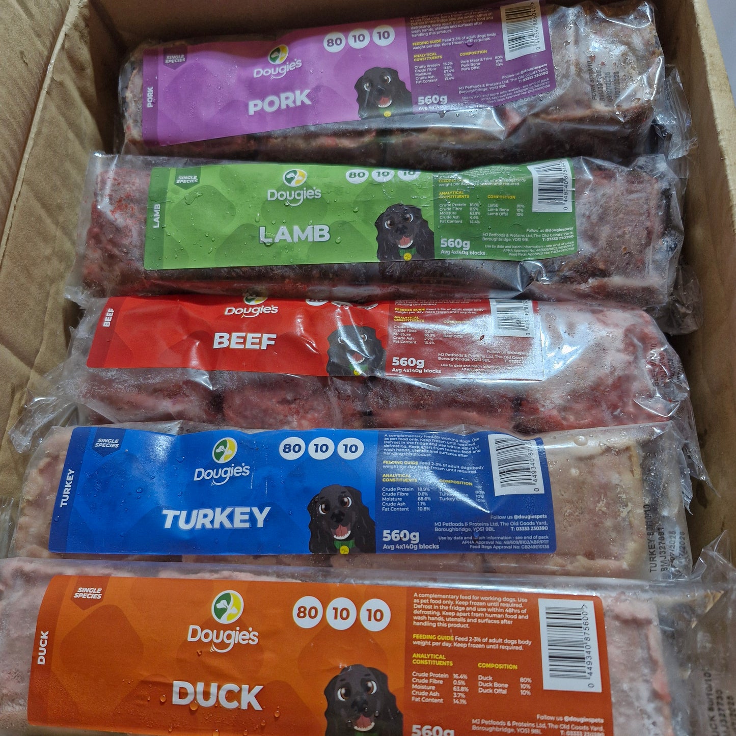 Dougie's Mix Box (80:10:10) 20 x 560g