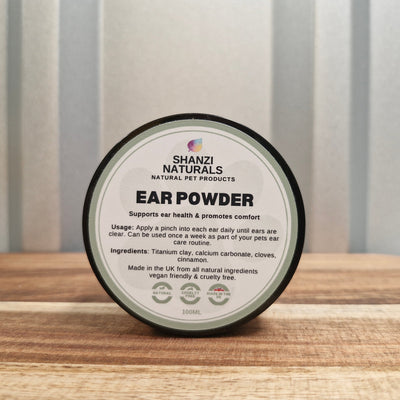 Ear Powder - For Itchy, Smelly, Irritated Ears