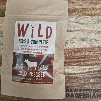 80:20 Cold Pressed Complete For Dogs - 150g Sample Size (Great for using as treats!)