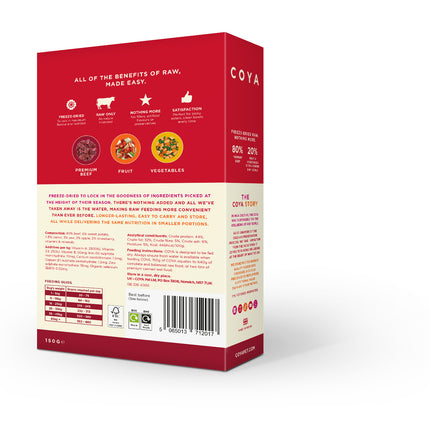 Coya Freeze Dried Raw Beef 80:20