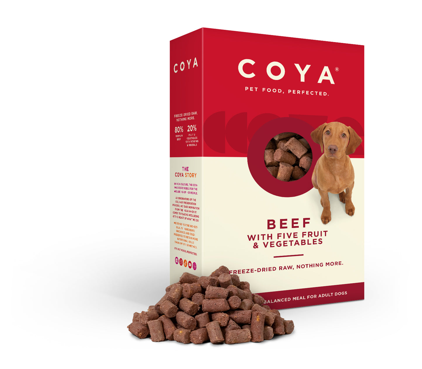 Coya Freeze Dried Raw Beef 80:20