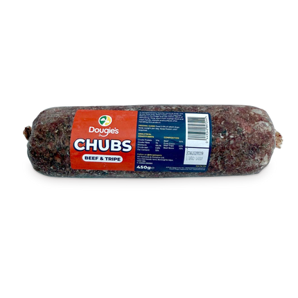 Dougies Beef & Tripe 450g Chub