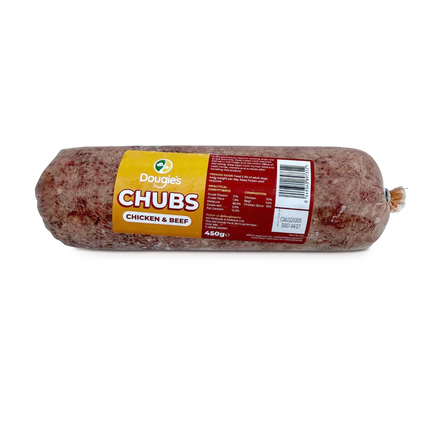 Dougies Chicken & Beef 450g Chub