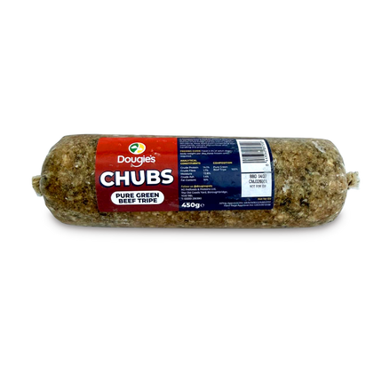 Dougies Pure Green Beef Tripe 450g Chub