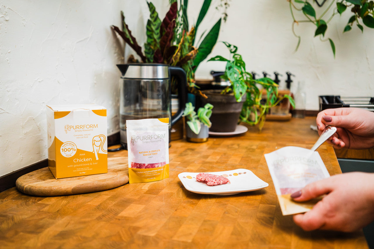 Chicken & Ground Bone with Liver - 6 x 70g Pouches