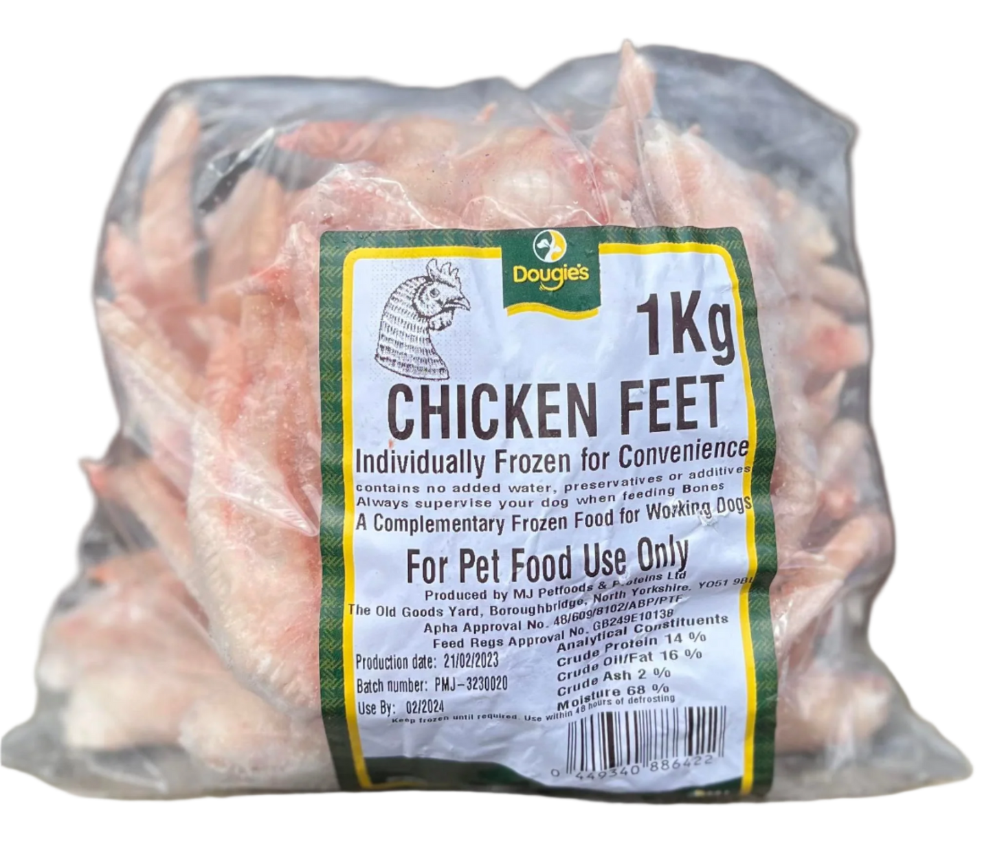 Raw Chicken Feet - 1kg
