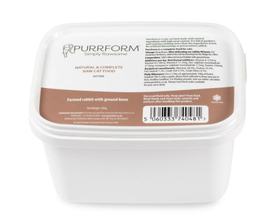 Purrform Farmed Rabbit with Ground Bone  450g