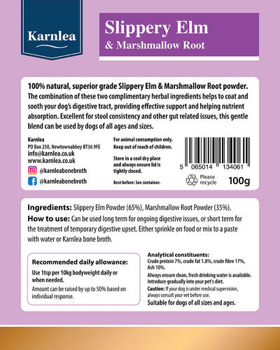 Slippery Elm & Marshmallow Root Powder - 100g