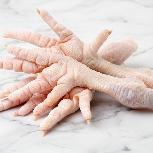 Free Range Raw Chicken Feet - 1kg