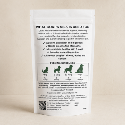 Whole Goats Milk Powder for Dogs & Cats - 250g