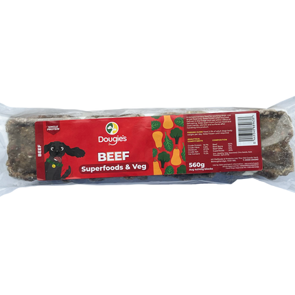 Dougies Beef with Superfood - 4 x 140g (560g)