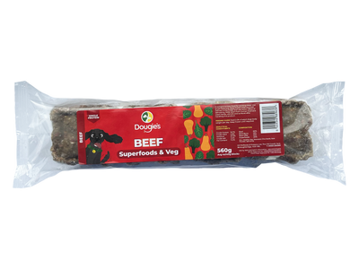Dougies Beef with Superfood - 4 x 140g (560g)