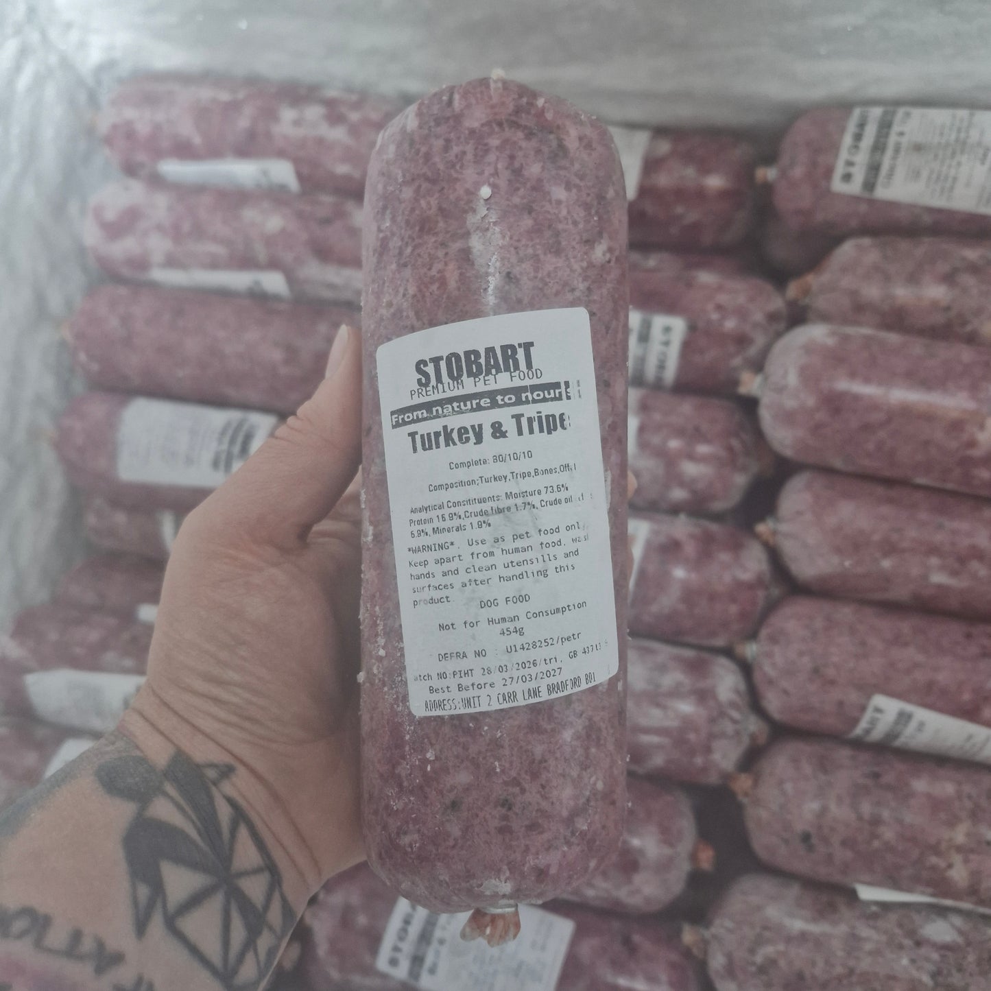 Stobart Turkey & Tripe 454g
