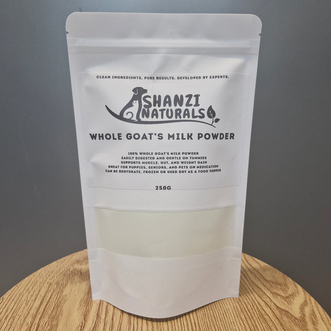 Shanzi Naturals – Whole Goats Milk Powder for Dogs & Cats