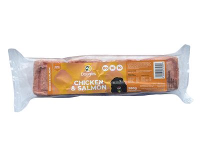 Chicken & Salmon - 4x140g Cubes(560g)