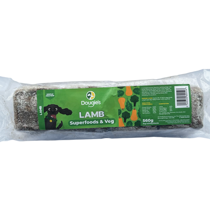 Dougies Lamb with Superfood - 4 x 140g (560g)