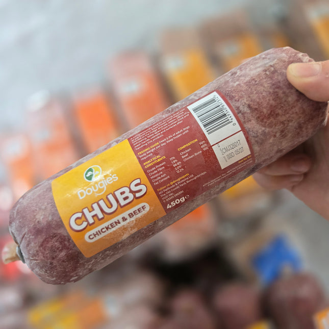 Dougies Chicken & Beef 450g Chub