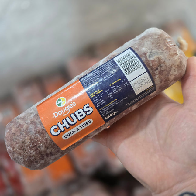 Dougies Duck & Tripe 450g Chub