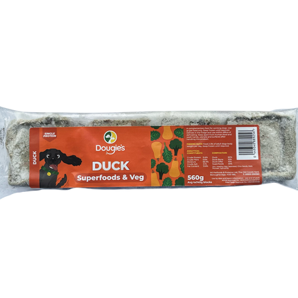 Dougies Duck with Superfood - 4 x 140g (560g)