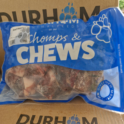 DAF Beef Heart Chunks - 1KG