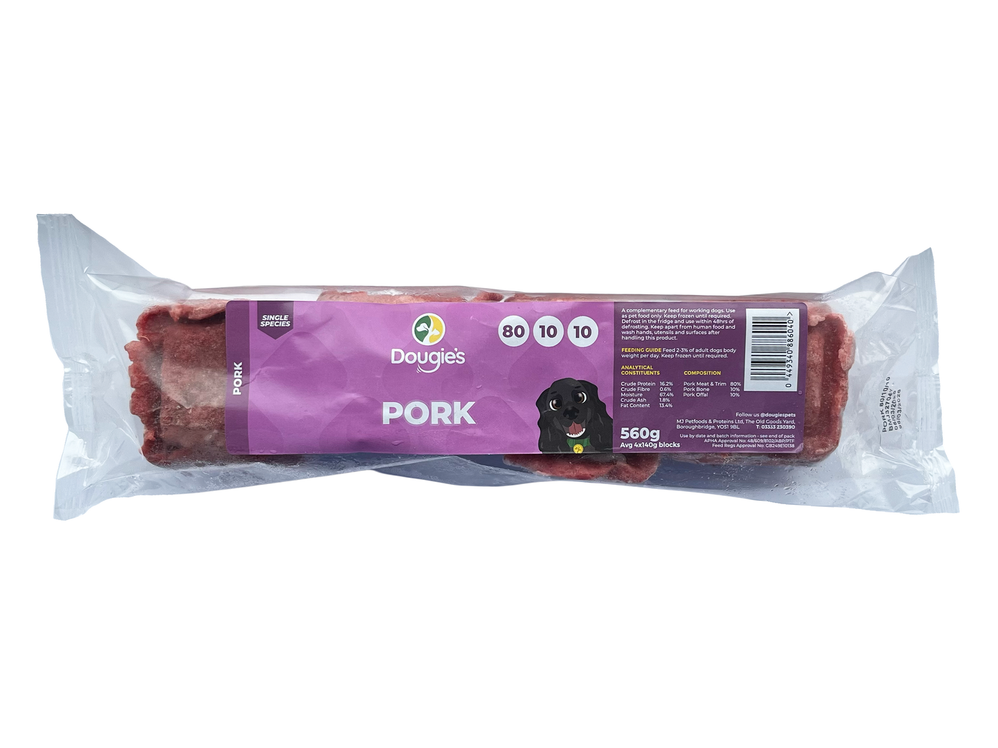 Pork - 4x140g Cubes(560g)