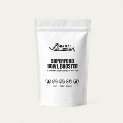 shanzi naturals superfood bowl booster for dogs